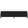 vidaXL Bedframe met matras Zwart 200 x 200 cm Stof
