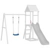 vidaXL Schommelzitjes 2 st met touwen 37x15 cm polyetheen blauw