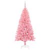 vidaXL Kerstboom met 150 LED met standaard Roze 150 cm PVC