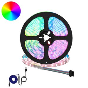 vidaXL LED-strip 2 st Zwart en transparant Koper en kunststof