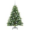 vidaXL Kunstkerstboom met 150 LED met standaard Groen 150 cm PE en PVC