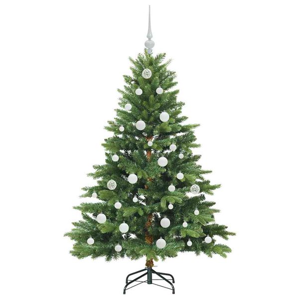 vidaXL Kunstkerstboom met 150 LED met standaard Groen 150 cm PE en PVC