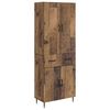 vidaXL Kastenset 2 st Oud hout Bewerkt hout