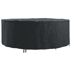 vidaXL Meubelhoes Zwart 244 x 244 x 71 cm 600D Oxford Stof