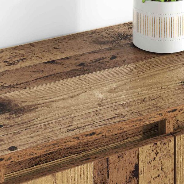 vidaXL Dressoirs 2 pcs Oud Hout 60 x 35 x 70 cm Bewerkt hout