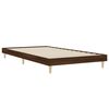 vidaXL Bedframe zonder matras bewerkt hout bruin eikenkleur 100x200 cm