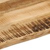 vidaXL Tafelblad met natuurlijke rand 40x40x2,5 cm massief mangohout