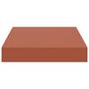 vidaXL Wandplank met opslag 4 pcs Rood 23 x 23,5 x 4 cm Bewerkt hout