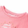 Kindershirt 140 fluorescerend felroze