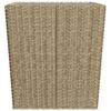 vidaXL 3-delige Bistroset poly rattan en gehard glas beige