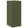 vidaXL Bestandenkast Olijf Groen 44 x 50 x 106,5 cm Koudgewalst Staal