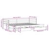 vidaXL Slaapbank met onderschuifbed/lades zonder matras 90x190 cm wit