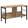 vidaXL Boekenkast 2-laags 82 x 32 x 47 cm Bewerkt hout Artisan Eiken
