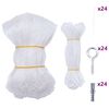 vidaXL Kattennet Transparant 8x3 m Nylon