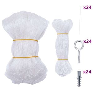 vidaXL Kattennet Transparant 8x3 m Nylon
