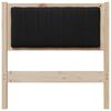 vidaXL Gestoffeerd hoofdbord Bruin 80 cm Massief grenenhout