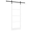 vidaXL Schuifdeur ORKDAL Wit en zwart 93 x 232 cm