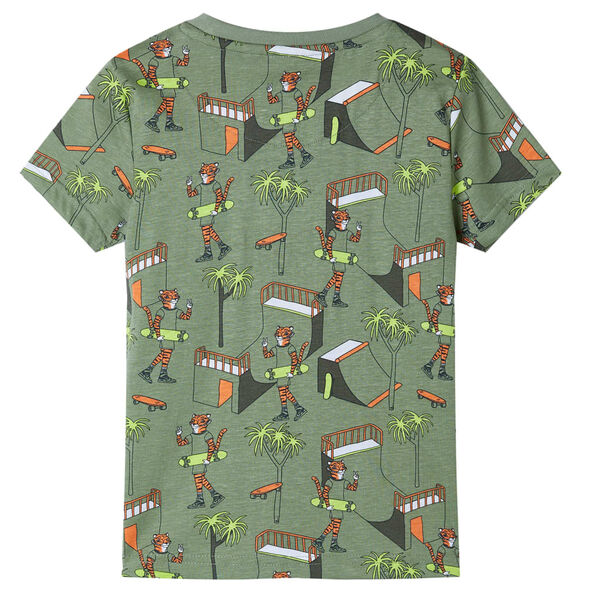 Kinderpyjama met korte mouwen 92 lichtkakikleurig