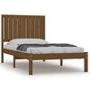 vidaXL Bedframe massief grenenhout honingbruin 90x200 cm