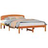 vidaXL Bedframe Wasbruin 150 x 200 cm Massief grenenhout