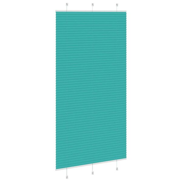 vidaXL Pliss&eacute; rolgordijn 105x200cm stofbreedte 104,4cm petrol groen