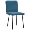 vidaXL Eetkamerstoelen 2 st fluweel blauw