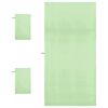 vidaXL Set van Sporthanddoeken 3 pcs Groen Polyester en Polyamide