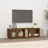vidaXL Tv-meubel 140x40x40 cm massief grenenhout honingbruin