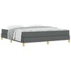vidaXL Boxspringbed met matras Donkergrijs 180 x 200 cm Stof