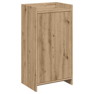 vidaXL Schoenenkast Artisanaal eiken 48 x 36 x 92 cm Bewerkt hout