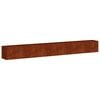 vidaXL Plantenbak roestig 360x40x40 cm weervast staal