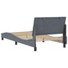 vidaXL Bedframe zonder matras "Hanko" fluweel donkergrijs 100x203 cm