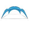 vidaXL Partytent boog 450x450x265 cm lichtblauw