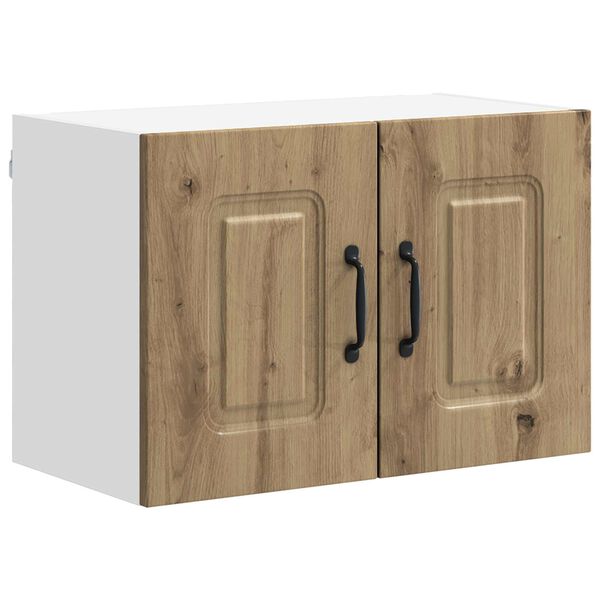 vidaXL Keukenkast Kalmar Artisan Eiken 60 x 31 x 40 cm Bewerkt hout