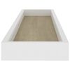 vidaXL Wandschappen 4 st Loggia 80x15x4 cm MDF eikenkleurig en wit