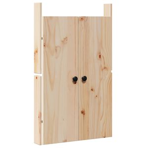 vidaXL Keukendeur MEPPEL Bruin Eiken 50 x 9 x 82 cm Massief grenenhout