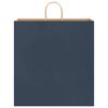 vidaXL Papieren zakken 50 st met hengsels 45x17x48 cm blauw