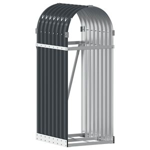 vidaXL Houthouder Antraciet 40x45x100 cm Gegalvaniseerd Staal