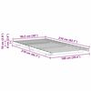 vidaXL Bedframe Bruin 100 x 210 cm Massief grenenhout