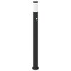vidaXL Bolderverlichting met sensor 110 cm roestvrij staal IP44