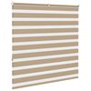 vidaXL Zebra Blind 140x150 cm stofbreedte 135,9 cm polyester zandbruin