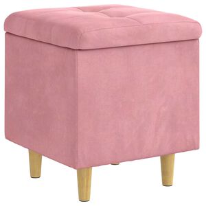 vidaXL Ottoman met Opbergruimte 40 x 40 x 45 cm Fluweel