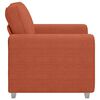 vidaXL Sofastoel Rood Oranje 100x77x82 cm Corduroy Stof