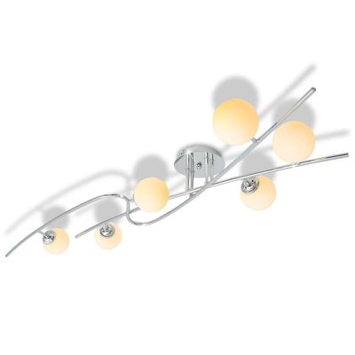 vidaXL Plafondlamp voor 6 G9 gloeilampen 240 W