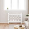 vidaXL Radiatorombouw 112x19x81,5 cm MDF wit