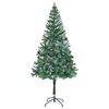 vidaXL Kunstkerstboom met 300 LED Groen 180 cm PVC en Staal