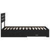 vidaXL Bedframe met lade met hoofdeinde met opslag Bewerkt hout