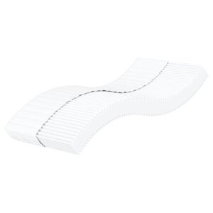 vidaXL Schuimmatras hardheid H2 H3 80x200 cm wit