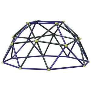 vidaXL Klimdome voor kinderen Blauw 6FT zonder Slide Staal