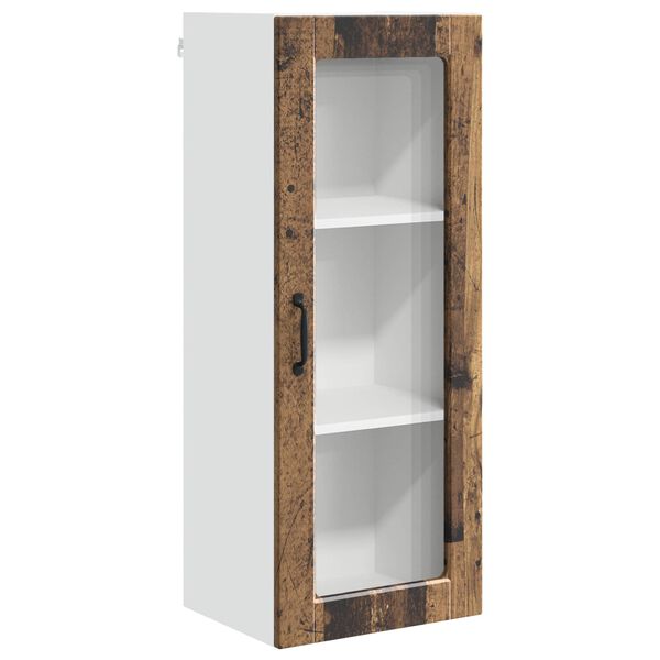 vidaXL Keukenkast met plank Oudhout 40 x 31 x 100 cm Bewerkt hout
